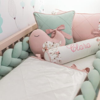 Kit Berço Passarinho Floral