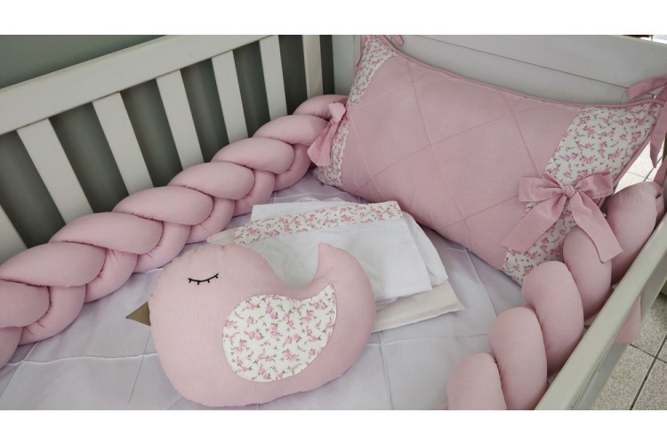 Kit Berço Passarinho Floral Especial