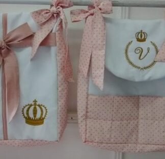 Porta Fraldas Realeza Menina