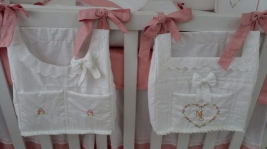 Porta Fraldas Coração