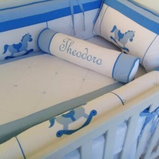 Kit Berço Cavalinho de Pau Completo