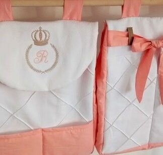 Porta Fraldas Realeza Menina