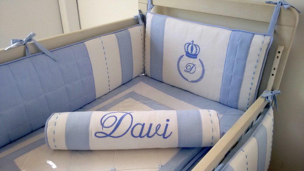 Kit Quarto de Bebe Completo Azul - Imagem 2