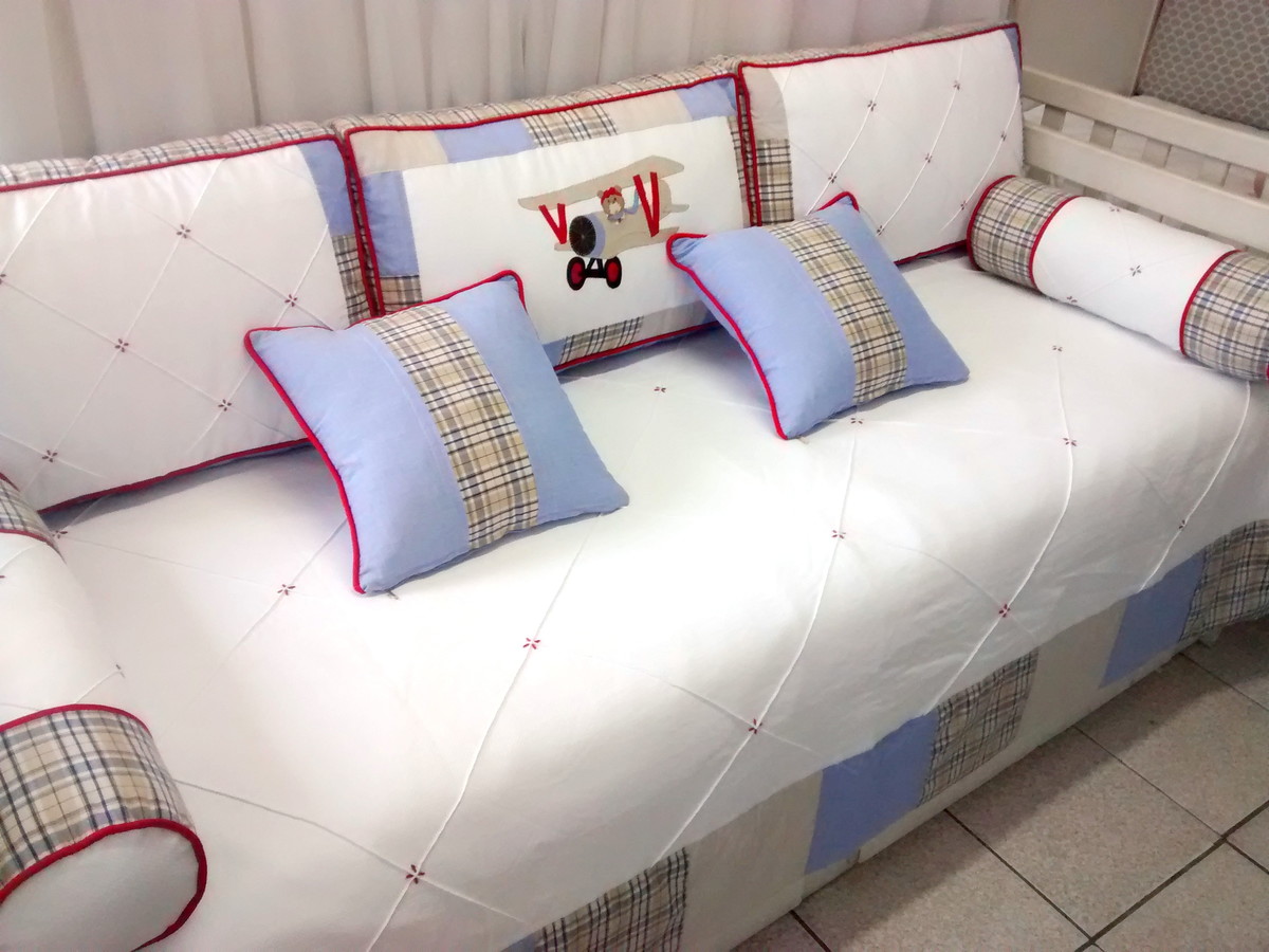 Kit Cama Babá Urso Aviador