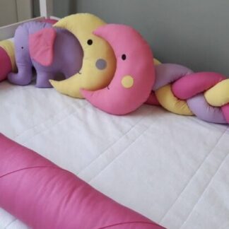 Kit Cama Montessoriano Patchwork Colorido