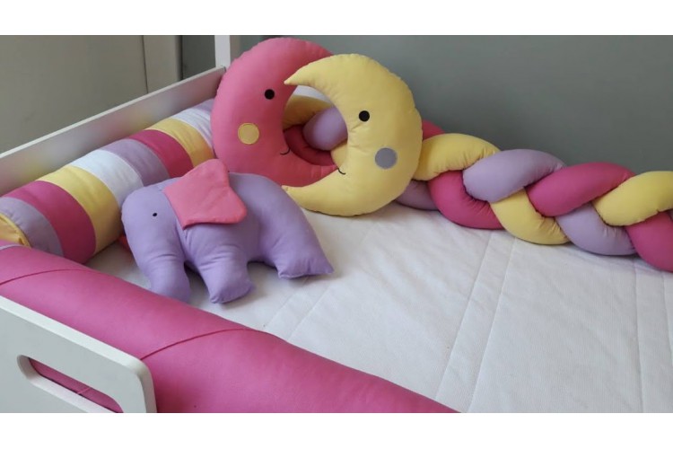 Kit Cama Montessoriano Patchwork Colorido - Imagem 3