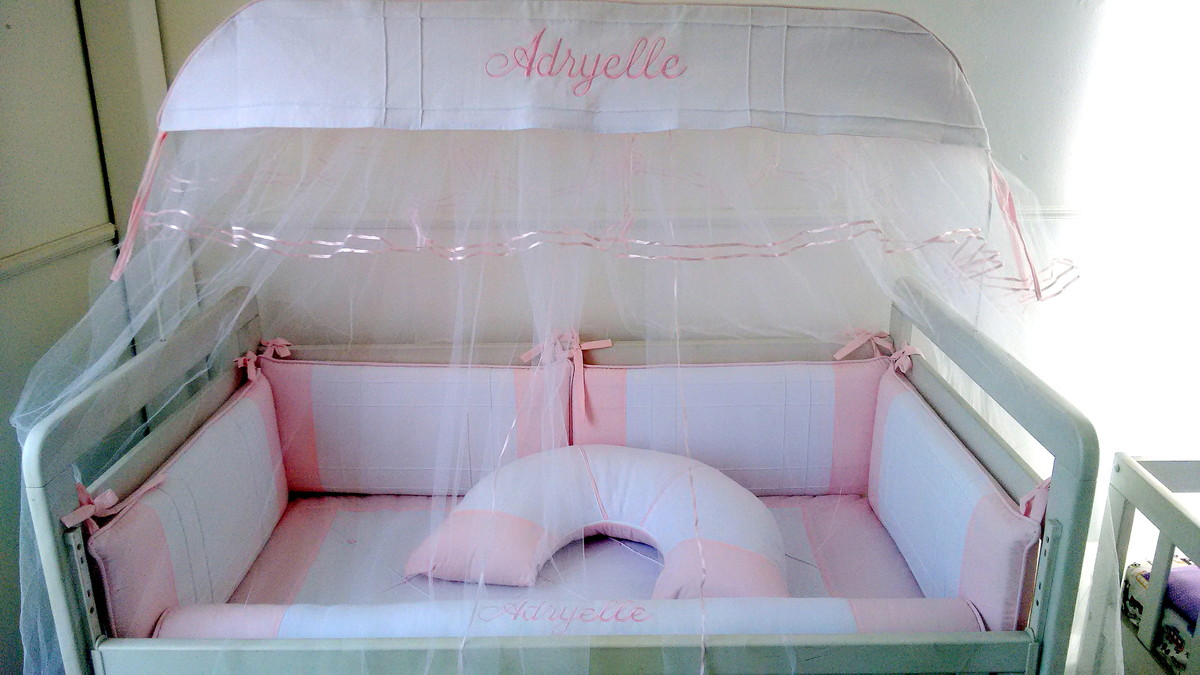 Mosquiteiro com Bandot Rosê