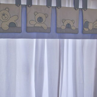 Cortina Infantil Ursinhos carinhosos