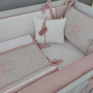 Kit Berço Linho Rose Floral