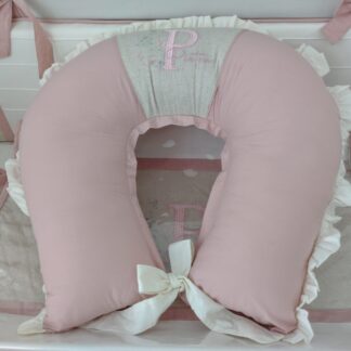 Almofada de Amamentação Rose e Linho