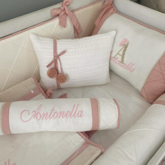Kit Berço Rose Linho Borboleta