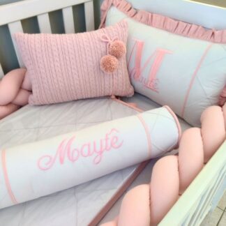 Kit Berço Tricô Rose