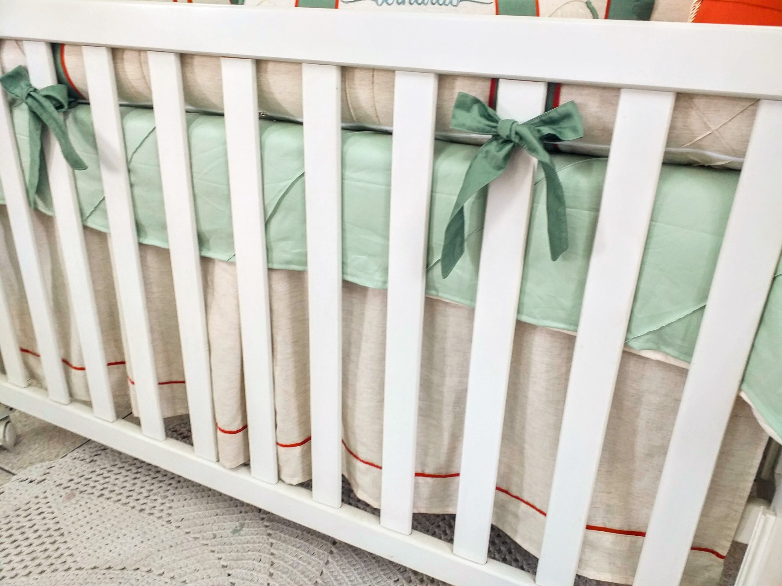 Kit Berço Terracota e Verde - Imagem 6