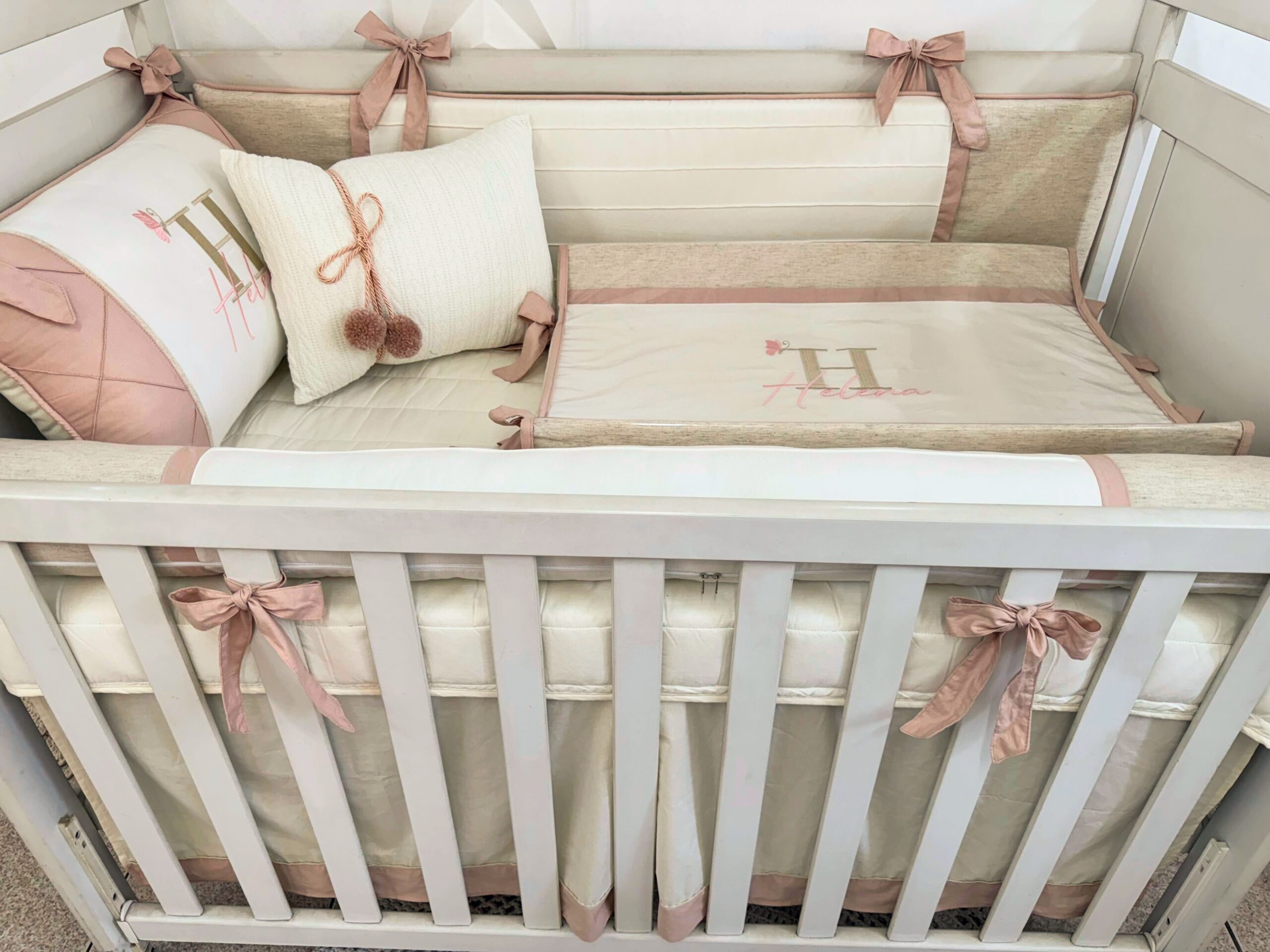 Kit Berço Linho Borboleta - Imagem 6