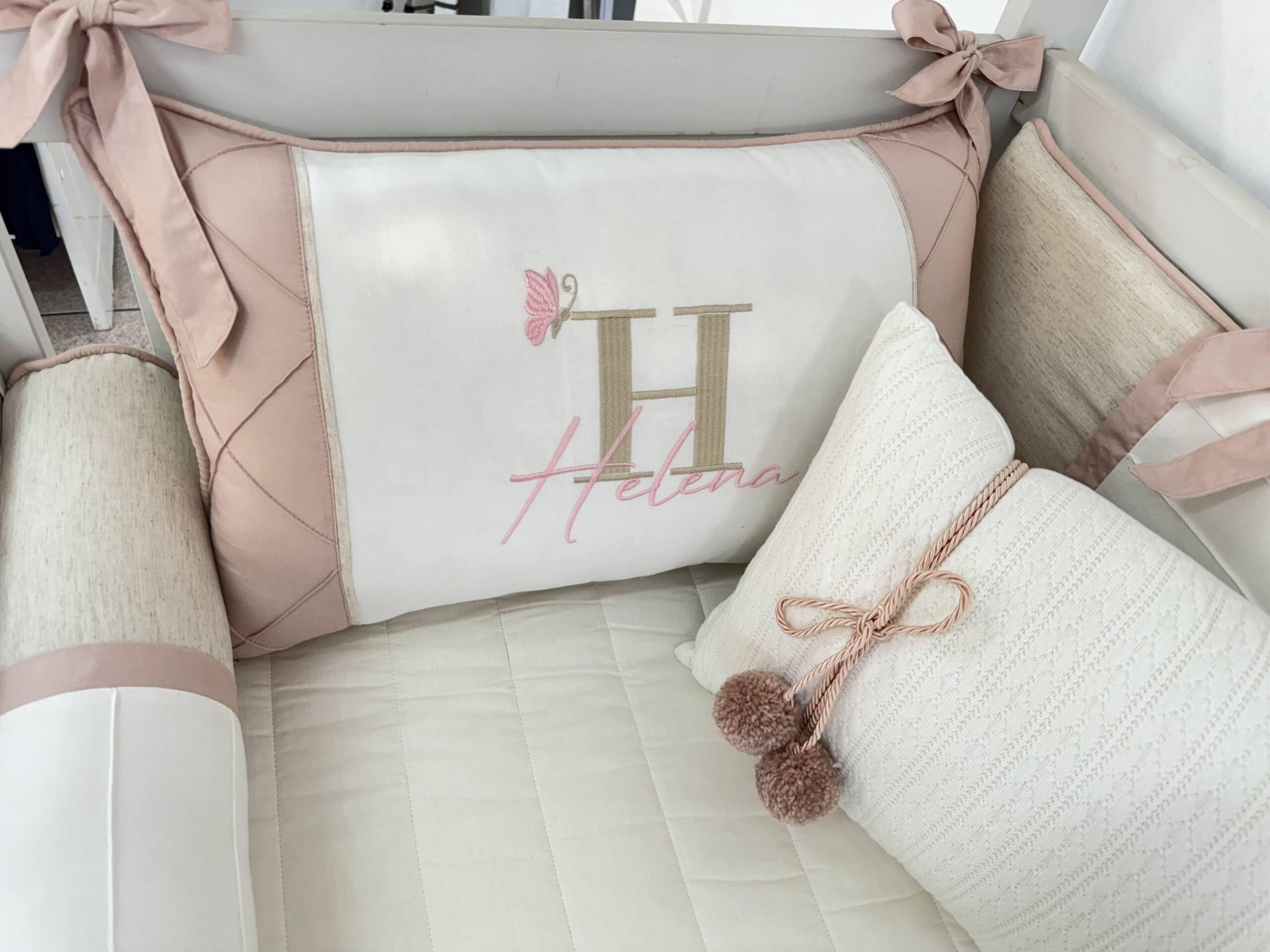 Kit Berço Linho Borboleta - Imagem 3