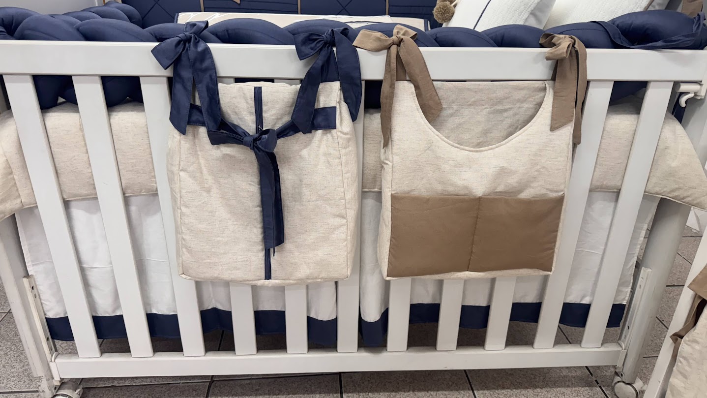 Kit Berço Tricô Petróleo - Imagem 3