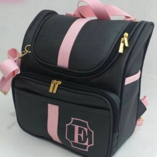 Mochila Maternidade 2 em 1 - Preto e Rosa