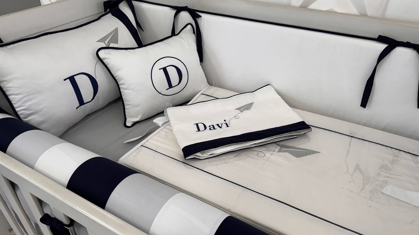 Kit Berço Aviãozinho de Papel