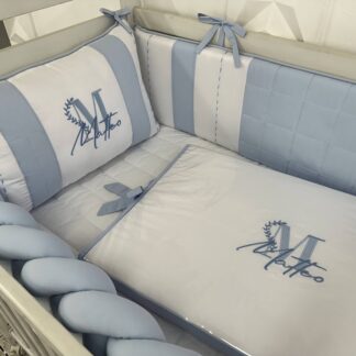 Kit Berço Azul Bebe Básico