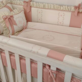 Kit Berço Jardim Encantado 400 Fios