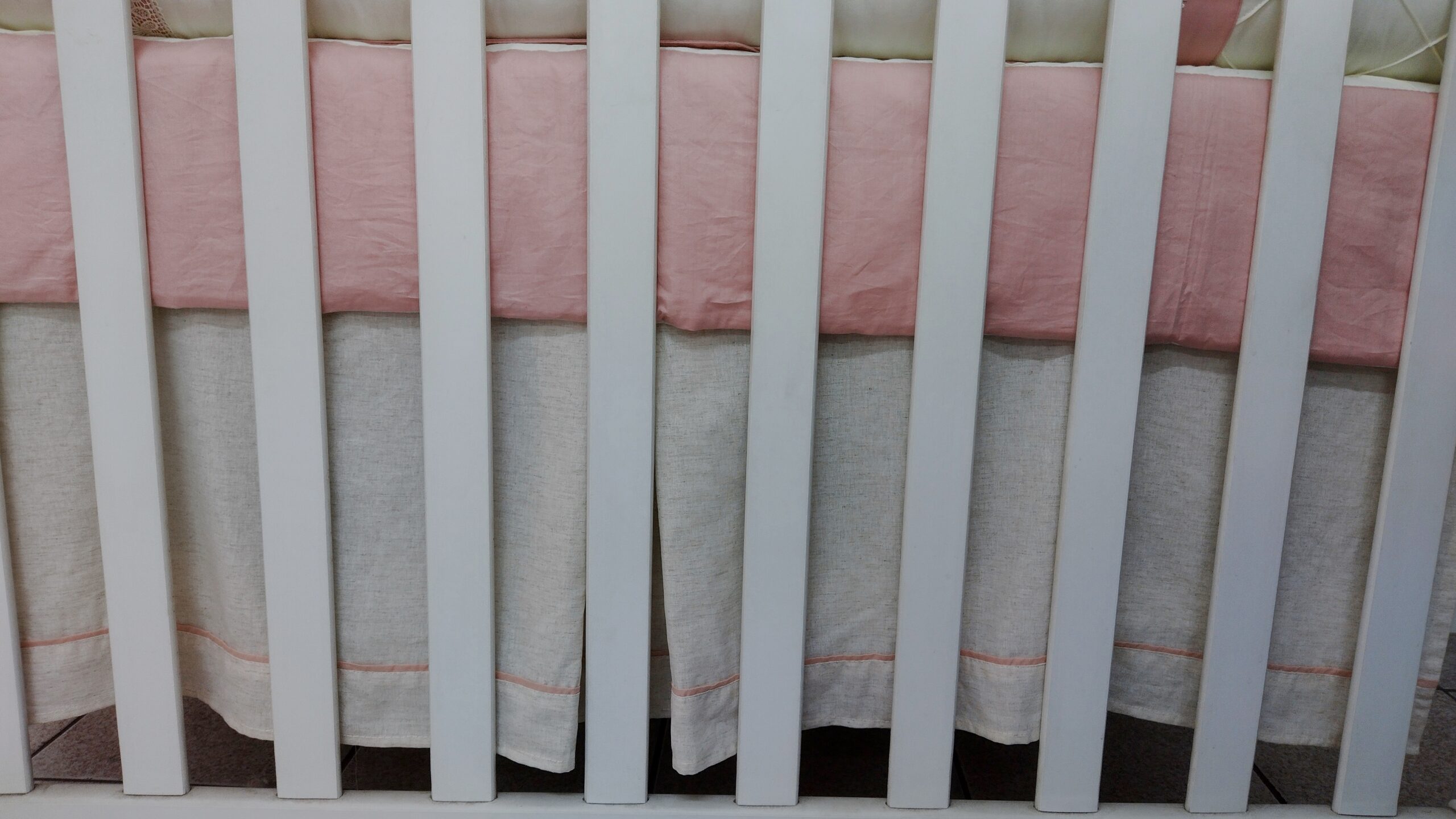 Kit Berço Borboleta Rose Off White - Imagem 3