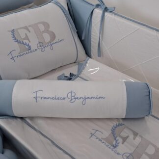 Kit Berço Azul 400 Fios