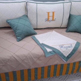 Kit Cama Linho e Verde - Hazael