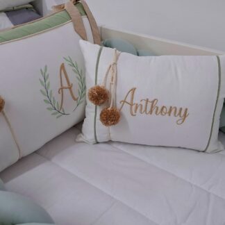 Kit Berço Verde Off White