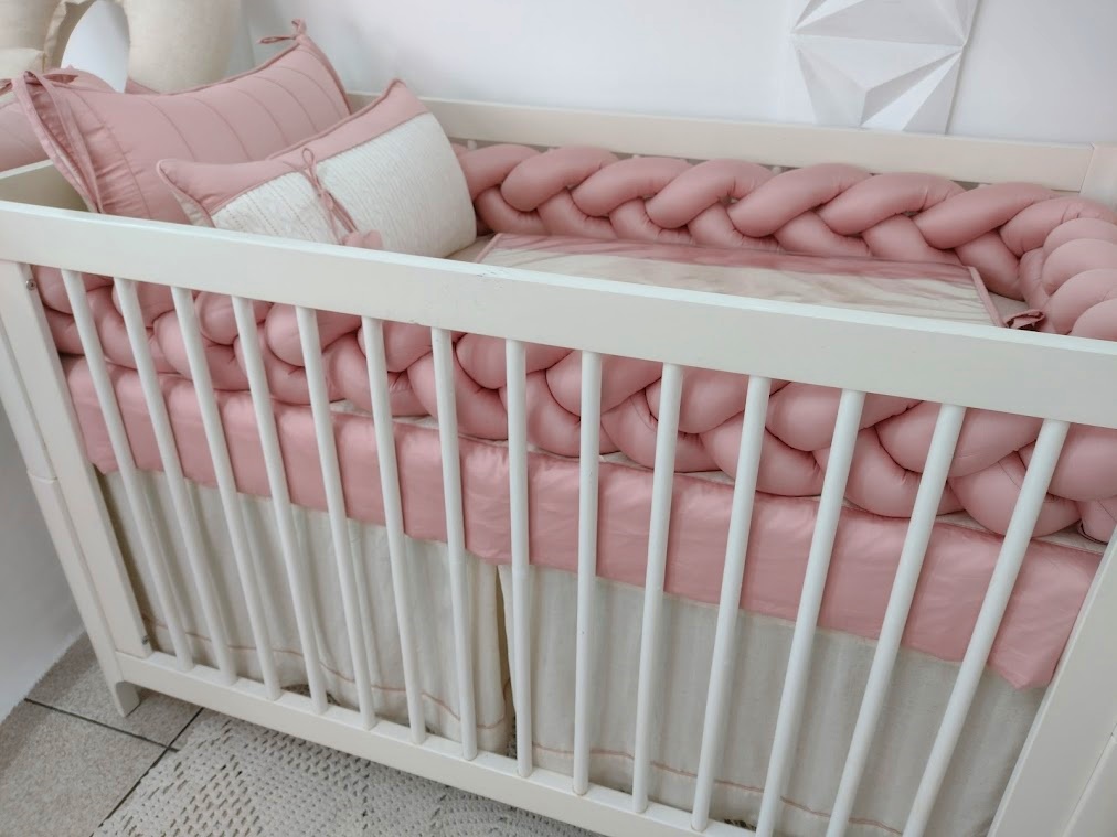 Kit Berço 400 fios e Tricô Corações - Imagem 4