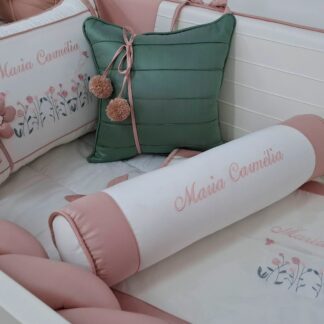 Kit Berço Jardim Encantado Tricô