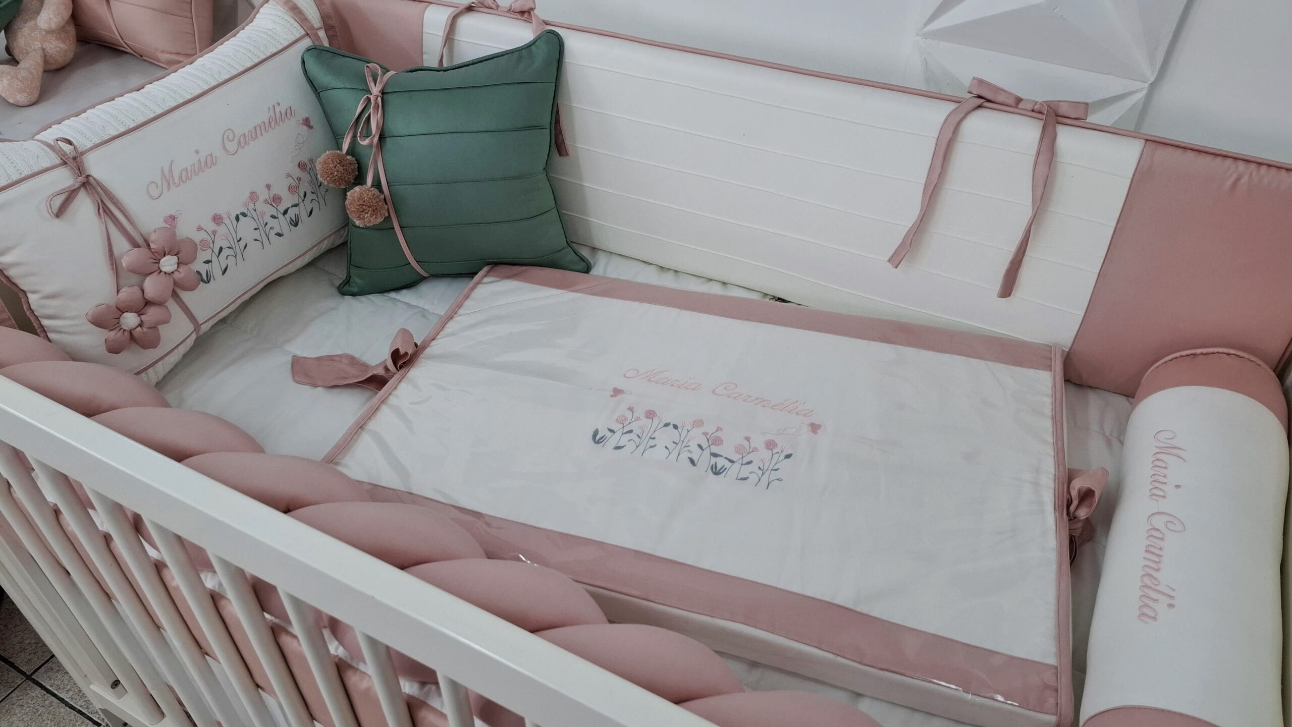 Kit Berço Jardim Encantado Tricô - Imagem 2