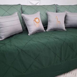 Kit Cama da Babá Bichos Patch Work