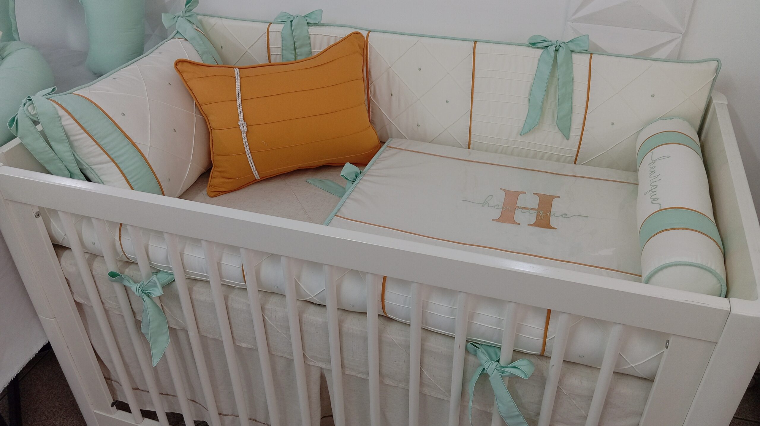 Kit Berço Caramelo e Verde - Imagem 2